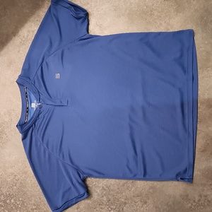 Men's Three Sixty Six collarless golf polo